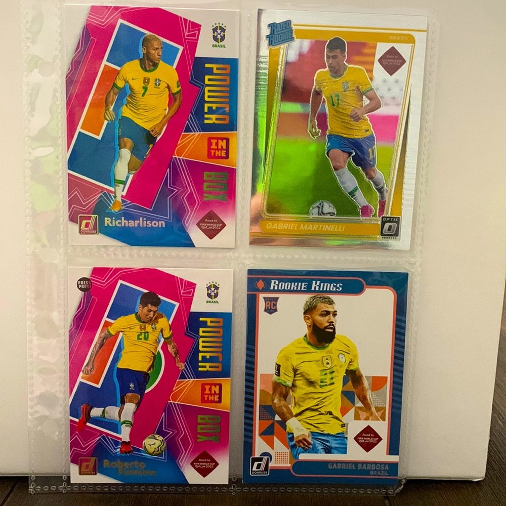 BRAZIL SOCCER NATIONAL TEAM TRADING CARDS🔥🔥